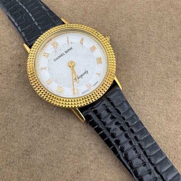 Vintage Daniel Mink "Rhapsody" Swiss Made Watch. Elegantly Styled - Picture 4 of 8